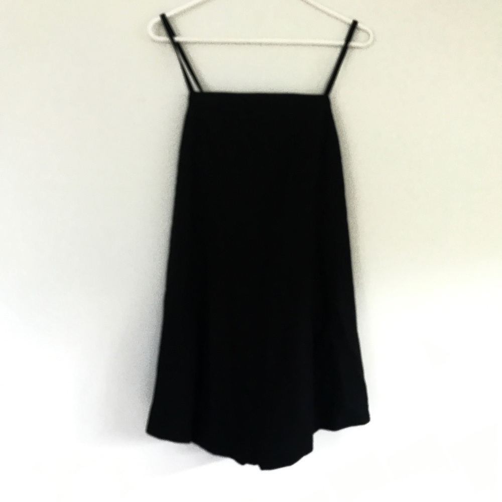Johansen black linen romper